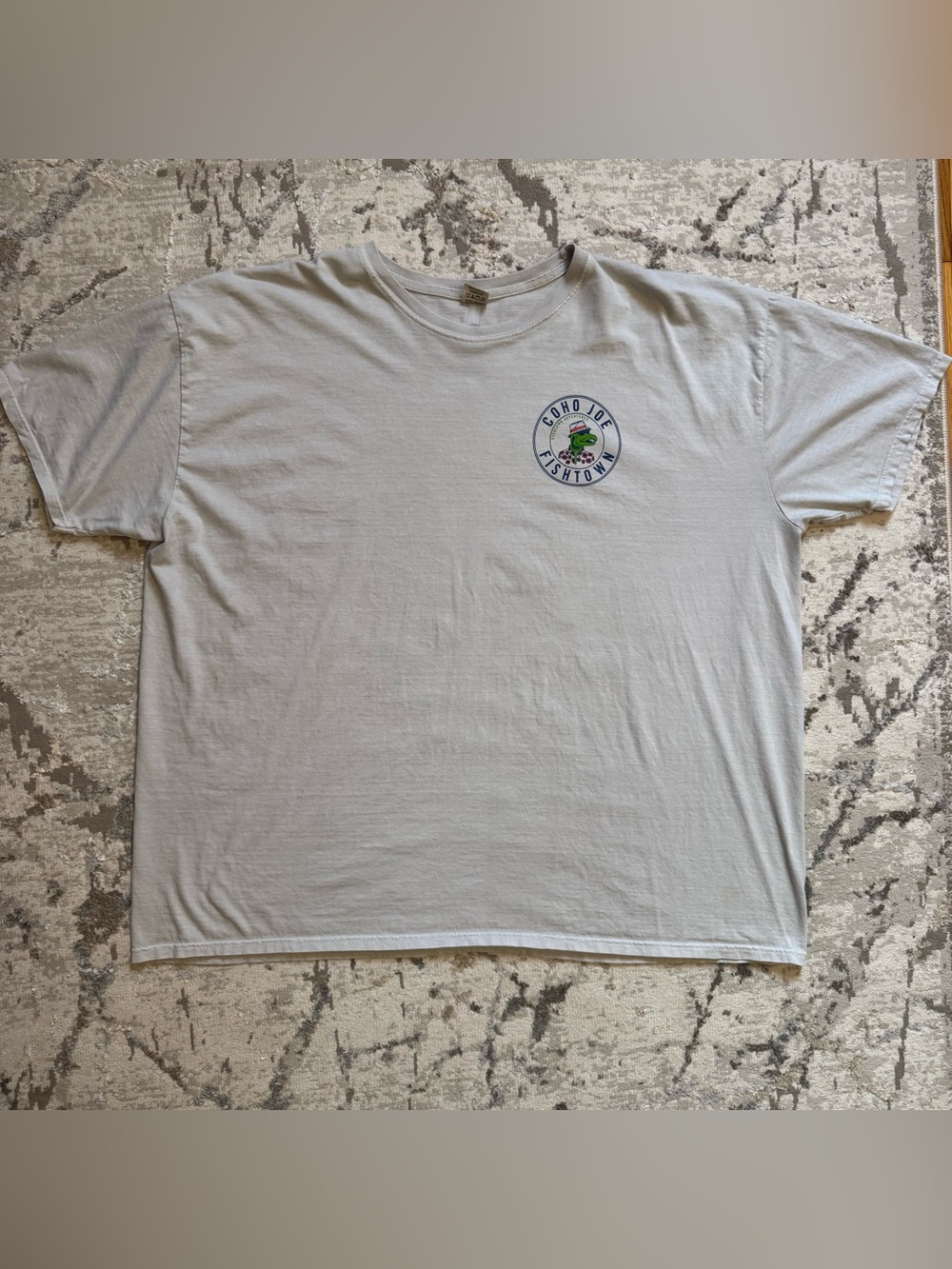Blue 84 Coco Joe Fishtown Gray Short-Sleeve Crewneck T-Shirt. Men’s sz. 3XL